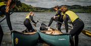 Canoeing Castlewellan Lake