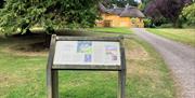 Information sign at Derrymore House