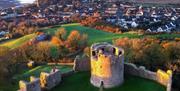 Ariel View Dundrum Castle