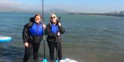 Mum and Daugther enjoying the crystal clear waters