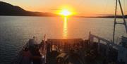 Ferry at Sunset on Carlingford Lough