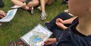 Orienteering in the mourne mountains with Geology Rocks summer camp
