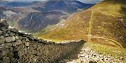 Mourne Wall in the Mourne Mountains