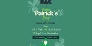 Down Arts Centre poster promoting St Patrick's Day.