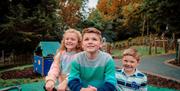 Children enjoying the adventure playpark at Slieve Gullion Forest Park.