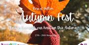 Text displaying, Ring of Gullion Autumn Fest from 17-26 November 2023.