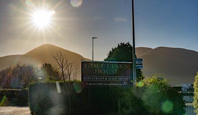 Golf Links House entrance sign