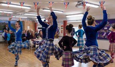Highland dancers at Schomberg Society Kilkeel