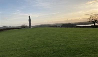 Strangford Stone in Delamont Country Park, Killyleagh