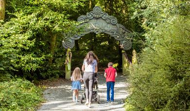 Family Entering Fionn's Giant Adventure