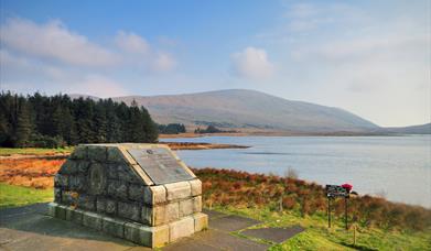 Spelga Dam beside Electric Brae