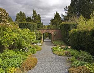 The entrance to Castlewellan Arboretum Gardens at Castlewellan Forest Park.