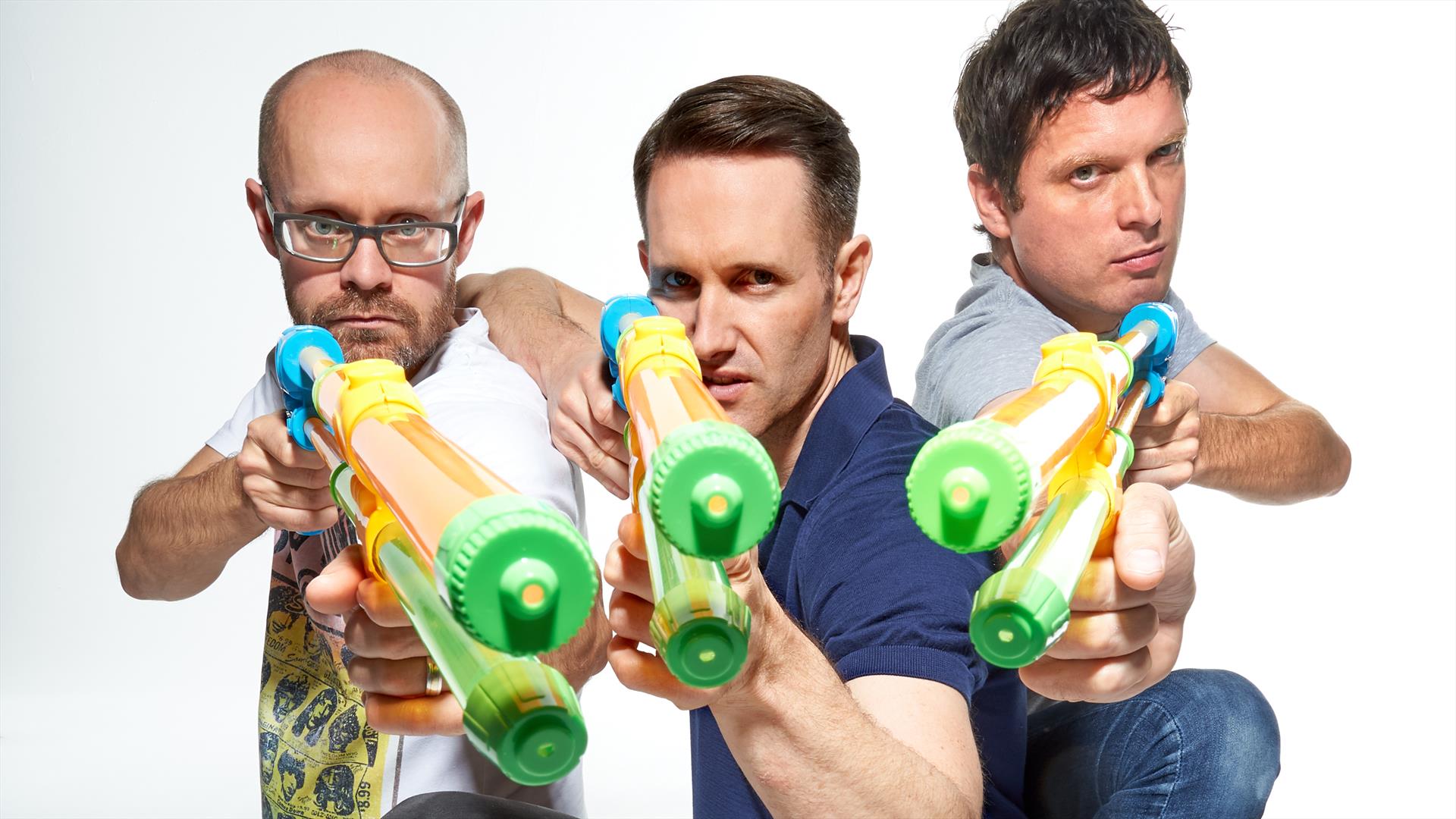 Band Ash with water pistols
