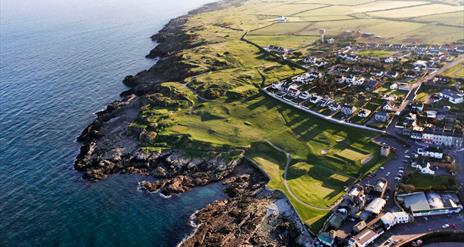 Aerial view of Ardglass Golf Course