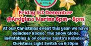 Ardglass Christmas Lights Switch on Poster. Friday 1 Dec from 6pm - 9pm.