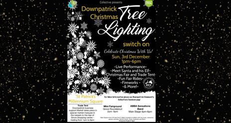 Downpatrick Christmas lights switch on