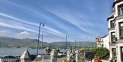 View from the court yard of The Whistledown Hotel, Warrenpoint.