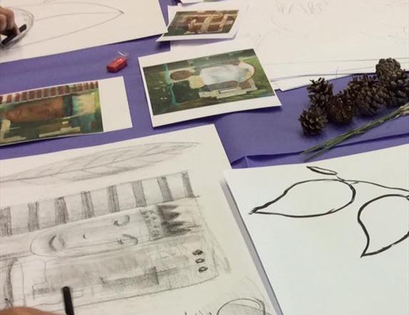 Drawing Workshop at Newry and Mourne Museum