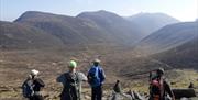 Enjoying the amazing views in the Mournes