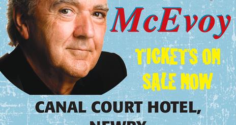 Poster showing Johnny McEvoy