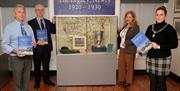 Launch photograph  of 'The Legacy: Newry 1920 - 1930' with Newry and Mourne Curator and Chairperson of Newry, Mourne and Down District Council, Counci