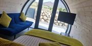 Mourne Luxury Glamping Scenic Views from inside the Pods