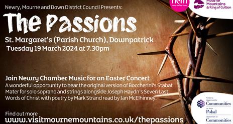 The Passions Easter Concert poster
