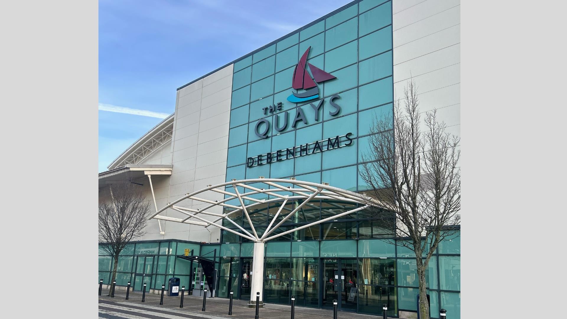 Quays Shopping Centre - Main Entrance