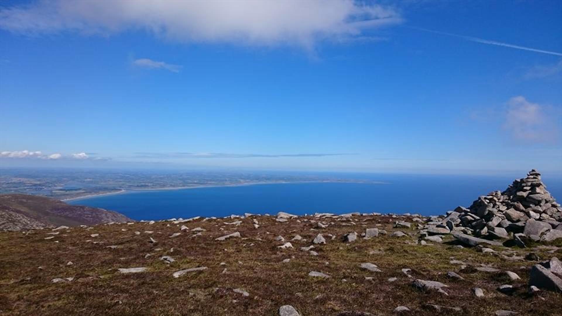 View from summit, Mourne Mountains