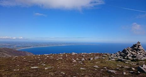 View from summit, Mourne Mountains