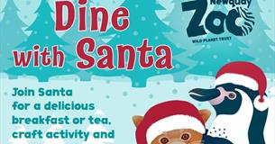 Dine with Santa at Newquay Zoo