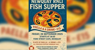 Newquay RNLI Fish Supper at Fore Street Cafe