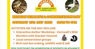 British Wildlife & Conservation Day at the Screech Owl Sanctuary