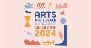 Watergate Bay Beach: Arts on the Beach 2024