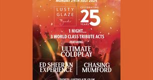 25TH Anniversay Tribute Concert: Coldplay, Chasing Mumford & The Ed Sheeran Experience 2024