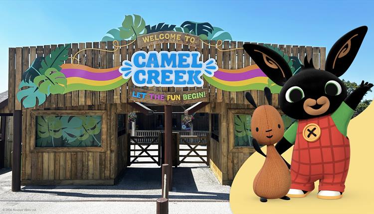 Bing and Flop are coming to Camel Creek Adventure Park
