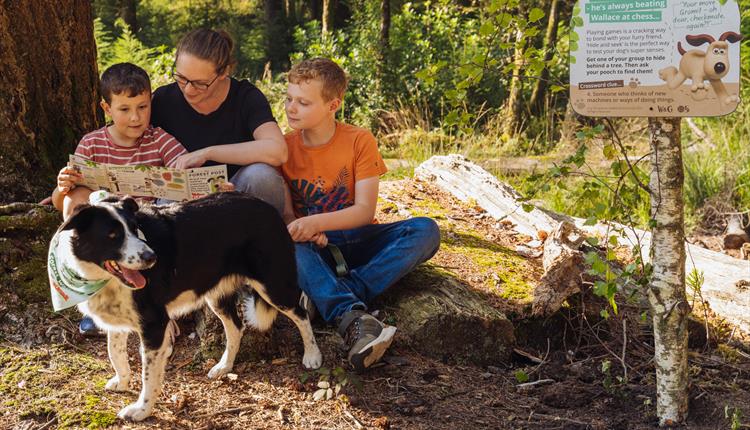 Forest Walkies with Wallace & Gromit