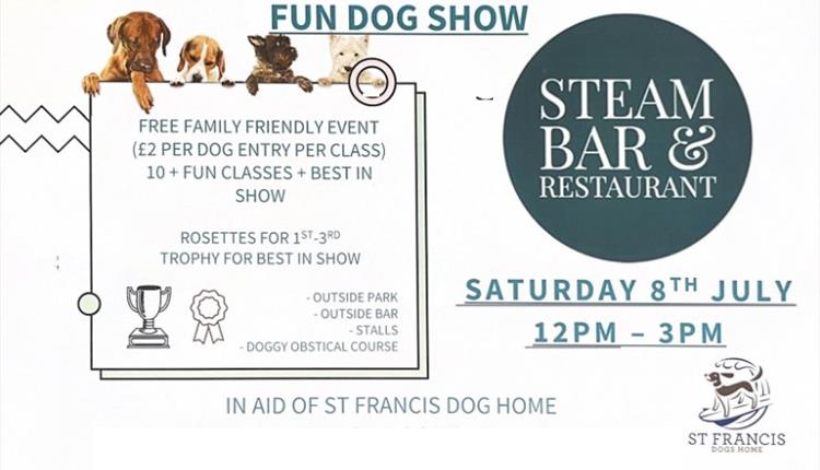 Fun Dog Show at Steam Bar in Aid of St Francis Dog Home