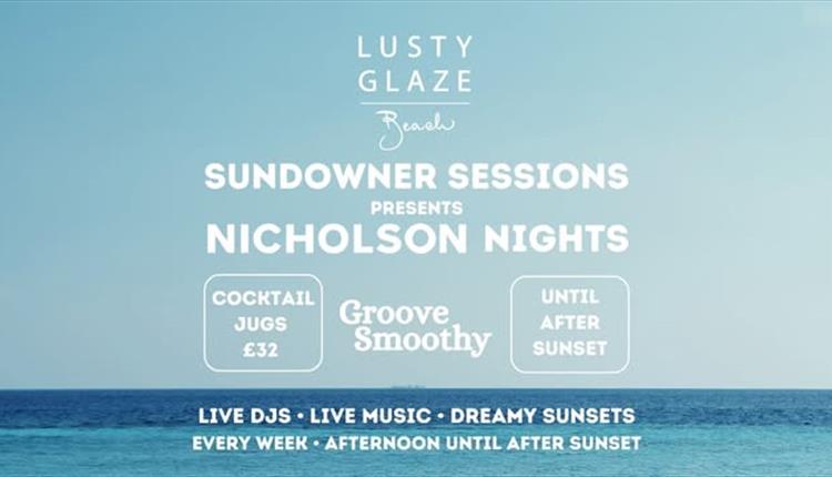Lusty Glaze Beach Sundowner Sessions - DJ Groove Smoothy
