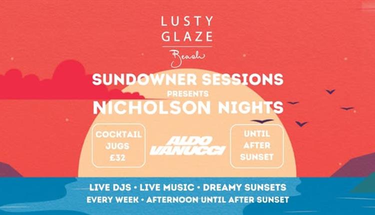 Lusty Glaze Beach Sundowner Sessions - DJ Aldo Vanucci