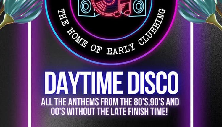 Over 30s Daytime Disco at Sailors