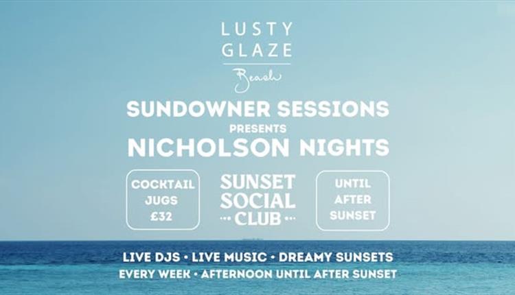 Lusty Glaze Beach Sundowner Sessions - Sunset Social Club