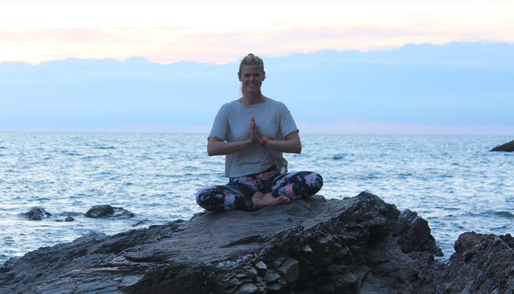 Angel Emerald Yoga at Newquay Orchard