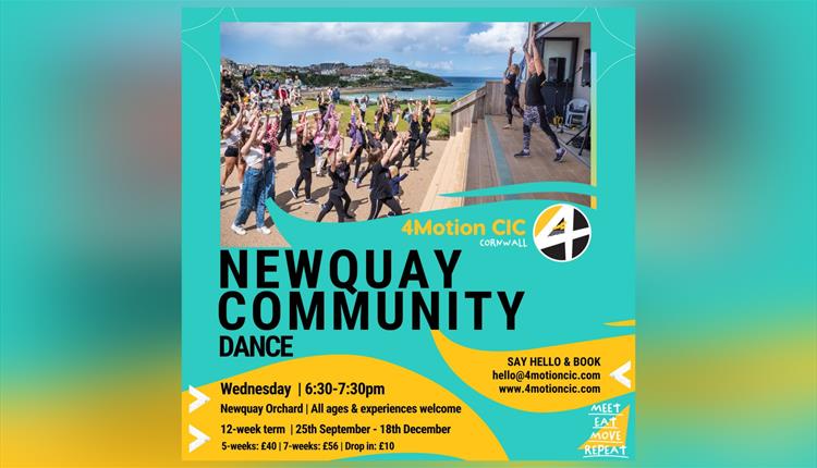 4Motion Community Dance Sessions 2024 @ Newquay Orchard