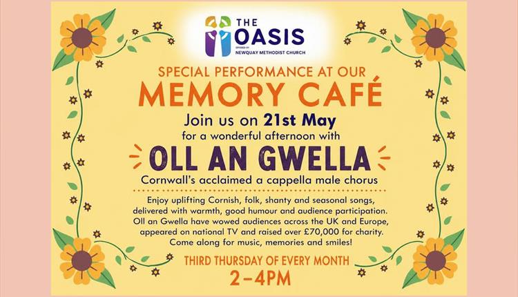 Oll an Gwella at The Memory Cafe at Newquay Methodist Church