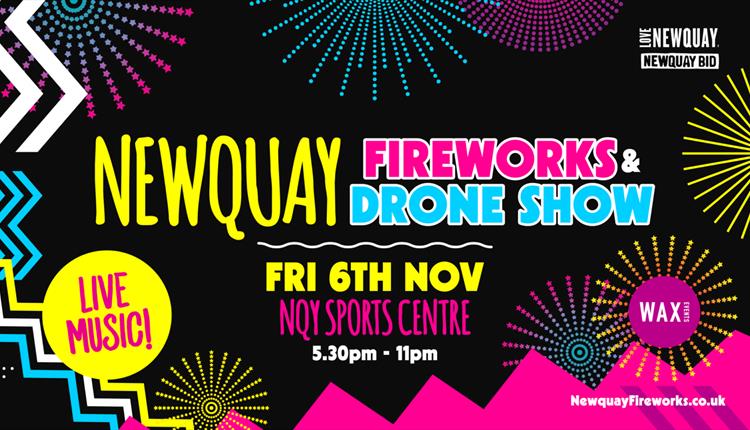 WAX Events Newquay Fireworks & Drone Show 2026