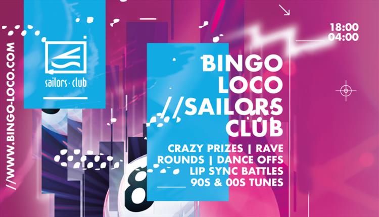 Bingo Loco at Sailors Nightclub