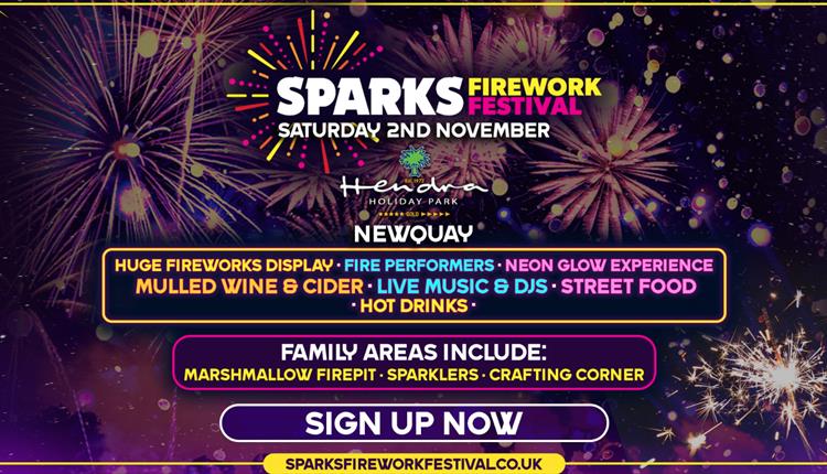 Sparks Firework Festival at Hendra Holiday Park 2024