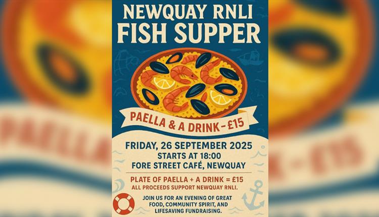Newquay RNLI Fish Supper at Fore Street Cafe
