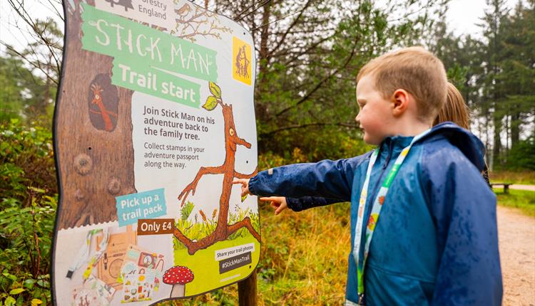 Stick Man Activity at Cardinham Woods